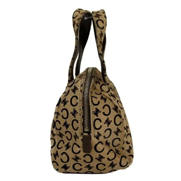 Celine Handbag C Macadam Pattern Light Brown Dark - Picture 4 of 11